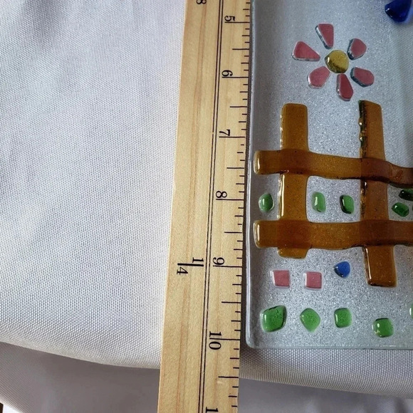 Square plate  with beautiful design - Picture 7 of 8